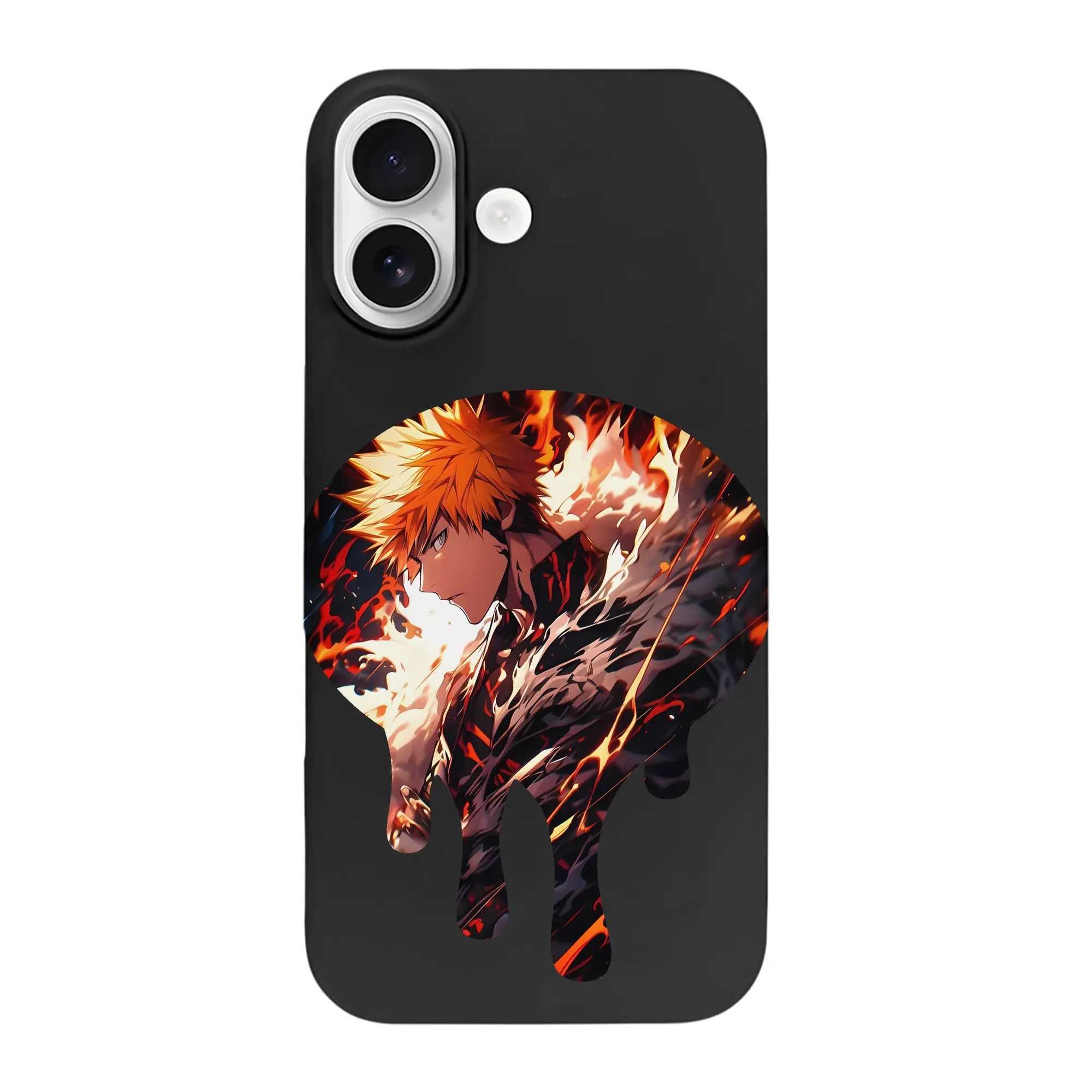 ブリーチ グッズ 黒崎 一護 - iPhone 17 シリーズ シリコンケース 薄型 耐衝撃 指紋防止 ソフトタッチカバー 精密フィット 傷防止 保護ケース iPhone 17/17 Air/17 Pro/17 Pro Max 対応